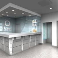 <p>This is a rendering of the front desk at Oxygen Fitness, which will open in New Canaan on May 20. </p>