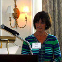 <p>Julie Forsyth talks about HInldey School principal Rita Ferri.</p>