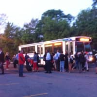 <p>Buses are available to take stranded riders from the South Norwalk train station to New Haven.</p>