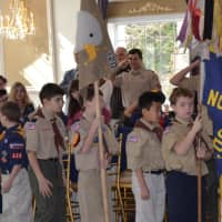 <p>Norwood Cub Scout Troop 120 celebrated its annual Blue and Gold dinner at Florentine Gardens.</p>