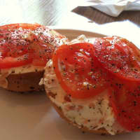 <p>Everything with lox, cream cheese, tomato and pepper at The Beacon Bagel.</p>
