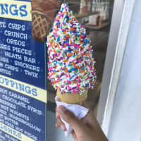 <p>Sprinkles make for a happy camper at Twist &amp; Shake in New City.</p>