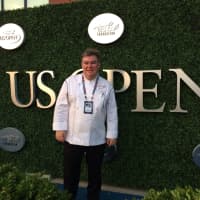 <p>Chef Peter X. Kelly at the U.S. Open.</p>