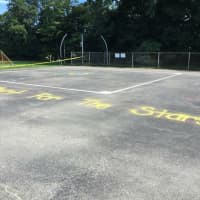 <p>The Ossining Upper Elementary School PTA worked with parent volunteers and principal Kate Mathews to paint games and a basketball court at Claremont School. </p>
