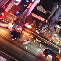 <p>Three vehicles were involved. The Altima is at the top left, the truck bottom right.</p>