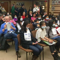 <p>Again, around 100 people showed up for the continued hearing regarding Valley Hospital</p>
