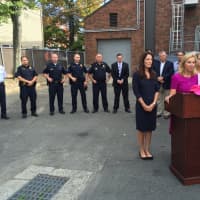 <p>Fairfield Police unveiled a pink cruiser Monday in honor of The Pink Pledge, a month-long, community wide campaign, that will raise funds for Norma Pfriem Breast Center’s programs.</p>