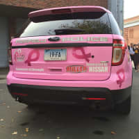 <p>Fairfield Police unveiled a pink cruiser Monday in honor of The Pink Pledge, a month-long, community wide campaign, that will raise funds for Norma Pfriem Breast Center’s programs.</p>