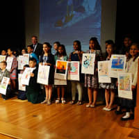 <p>The poster contest finalists were honored at an April 27 ceremony.</p>