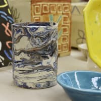 <p>Examples of handmade ceramics from WCSU art students that will be on sale this week.</p>