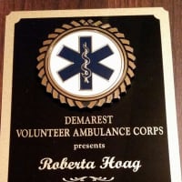 <p>The DVAC President&#x27;s Award was given to Roberta Hoag.</p>