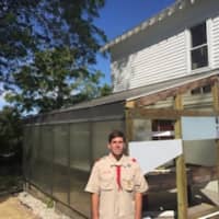 <p>Jonathan Pugni of Valhalla renovated a greenhouse for North East Westchester Special Recreation in Hawthorne for his Eagle Scout project.</p>