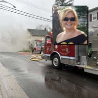 <p>The home of Renee Heri-Taylor from Keyport, NJ, was severely damaged when a fire started in her basement.</p>