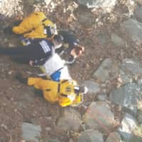<p>Norwalk first responders rescued a man who had fallen into the Norwalk River Monday afternoon.</p>