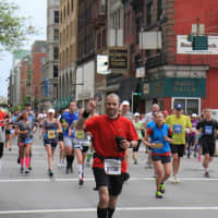 <p>David Kilsheimer represented both Bronxville and &quot;Answer the Call&quot; at the New York City Marathon to raise money for the families of fallen first responders.</p>