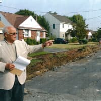 <p>Lyndhurst Commissioner of Public Works Matthew Ruzzo is overseeing the roads project on Jay Avenue.</p>
