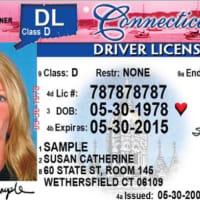 <p>This is a sample REAL ID-compliant driver&#x27;s license. Note the yellow star in the upper right-hand corner.</p>