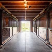 <p>The horse stables at Silvernails Farm.</p>