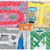 <p>Brian Smith, Grade 7, Scofield Magnet is the Honorable Mention for Middle School winner in the STEMfest contest, (art teacher:  Jennifer Robertson).</p>