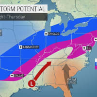 <p>A look at the midweek storm potential.</p>