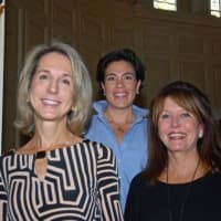 <p>From left, Laura Mogil, Laura Warnier and Roberta Socolof, participants in this year&#x27;s Festive Stroll of Homes and luncheon, take a break at Sleepy Hollow Country Club, where the Stroll benefit luncheon will take place on Friday at noon.</p>