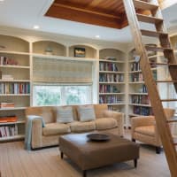 <p>For those who wish to escape for a while, the home has a private study area leading to the look-out.</p>