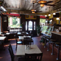 <p>The interior of Allendale Eats in Allendale.</p>