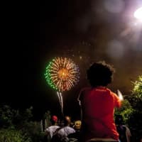 <p>Tarrytown celebrated Independence Day with a fireworks display.</p>