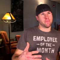 <p>Tanner Townsend, owner of The Crafted Kup in Poughkeepsie, recently added more seating.</p>