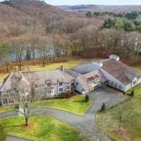 <p>63 East Field Drive sits on over 15 acres of beautiful lakefront property</p>