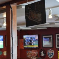<p>There are eight TVs downstairs at Tigers&#x27; Den.</p>