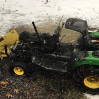 <p>Firefighters put out a tractor that caught fire in Monroe on Saturday</p>