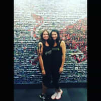<p>Maryelizabeth Carter, left, and Michele Santiago run The Underground Trainers, a personal fitness business, in Rutherford.</p>