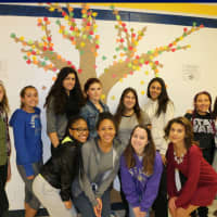 <p>Students made pledges then tied ribbons on classroom doors and trees to be alcohol and drug free.</p>
