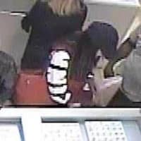 <p>Surveillance footage of suspects in the theft of jewelry at the Westfield Trumbull Mall.</p>