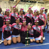 <p>The Spirit Stars Cheerleading and Tumble Center senior team won first place in its division at the Yorktown cheerleading competition.</p>