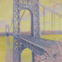 <p>Yellow Sky Bridge, 30&quot; x 30&quot;, oil on canvas.</p>