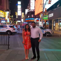 <p>Tushar and Pooja Patil of West New York.</p>