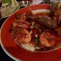 <p>The spicy creole shrimp, chirizo and grits that The Twisted Elm Tavern serves will bring a tear to your eye, and clear your sinuses out, too.</p>