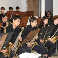 <p>Scarsdale Middle School students performed for clients at the Open Arms Men&#x27;s Shelter in White Plains.</p>