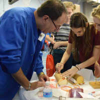 <p>Bronxville School students who attended the Careers in Medicine event on May 23 were exposed to a variety of careers in the medical field through a number of hands-on activities.</p>