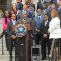 <p>Mayor Thomas was joined by a coalition of stakeholders that included: School Superintendent Kenneth Hamilton, several members of the Mount Vernon City Council, clergy members, local nonprofit groups, and other community members.</p>