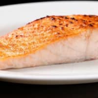 <p>Salmon at Allendale Steakhouse.</p>