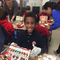 <p>Students at the Chapel School created tasty holiday treats.</p>