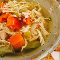 <p>Chicken soup is a big hit at The Barn in Closter.</p>