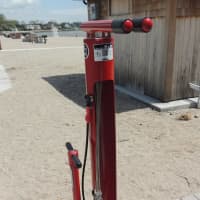 <p>The Bicycle Repair and Air Pump Station in Fairfield includes all tools necessary to perform basic bike repairs and maintenance from changing a flat to adjusting brakes and derailleurs.</p>