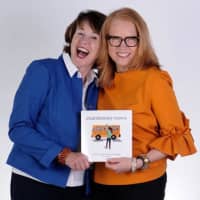 <p>Comedian Jane Condon, left, and Illustrator Bobbi Eggers, right have a new book.</p>
