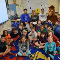 <p>Bronxville High School student-athletes teamed up with Bronxville Elementary School third-graders during the annual “Meet the Athlete Day.”</p>