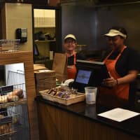 <p>Bagels are made fresh daily at Bagel Buffet in Hackensack.</p>