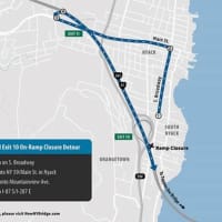 <p>The detour that will be posted for Rockland motorists.</p>